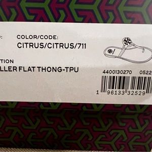 Tory Burch flat thong slides